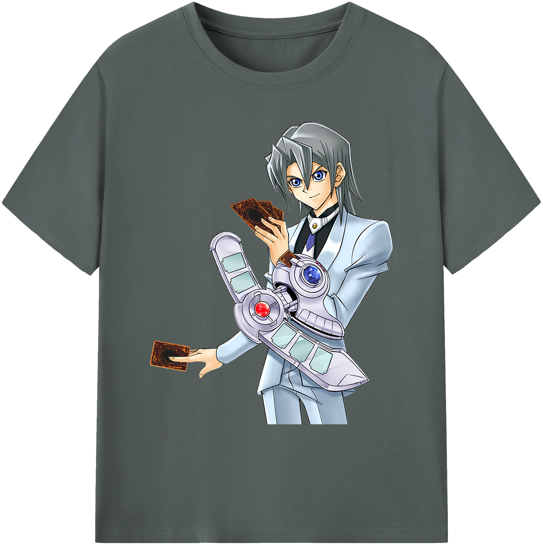 （画像用） 遊☆戯☆王 Yu-Gi-Oh! 綿100％ メンズ半袖Tシャツ｜肌触りやわらか＆通気性